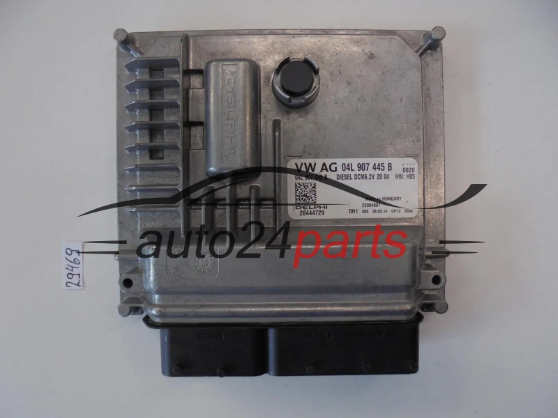 KOMPUTER STEROWNIK SILNIKA VW VOLKSWAGEN GOLF SPORTSVAN 1.6 TDI DELPHI 28444729, 04L 907 445 B, 04L907445B, DCM6.2V