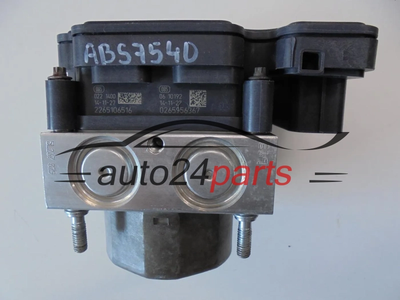 ABS POMPA I STEROWNIK FIAT 51962893, 0265243769, 0265956367