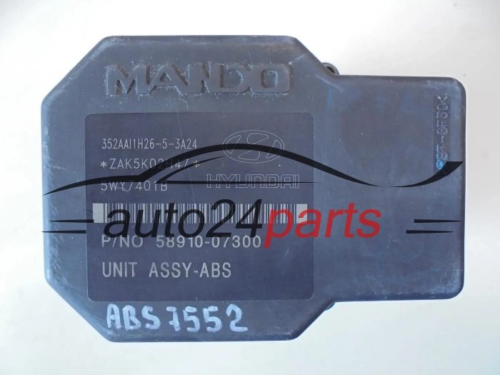 ABS POMPA I STEROWNIK HYUNDAI KIA PICANTO HMC 58910-07300, 5891007300, MANDO BH60103500, 5WY7401B