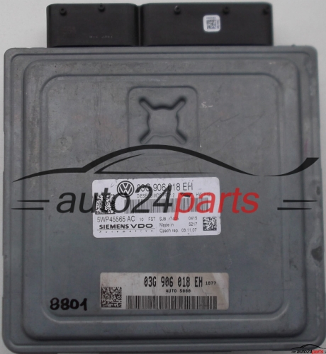 ECU CENTRALITA DE MOTOR VW VOLKSWAGEN TOURAN 2.0 TDI, SIEMENS 5WP45565 AC