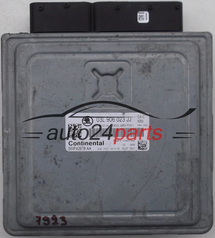 KOMPUTER STEROWNIK SILNIKA SKODA SUPERB 1.6 TDI CONTINENTAL 5WP42678 AA,  03L 906 023 JJ