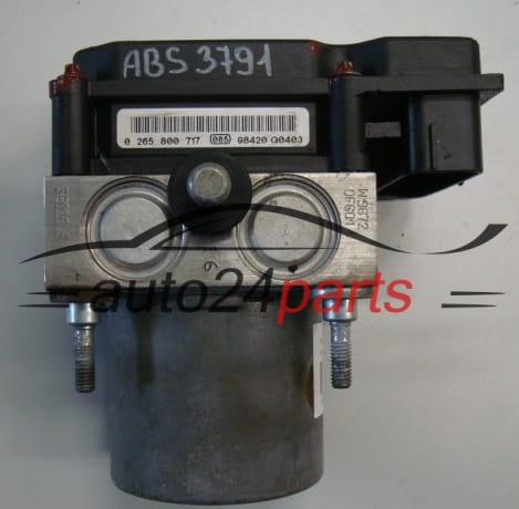 POMPE HYDRAULIQUE ET CALCULATEUR d'ABS DUCATO BOXER JUMPER BOSCH 0 265 232 112, 0265232112, 00518045960, 0265800717