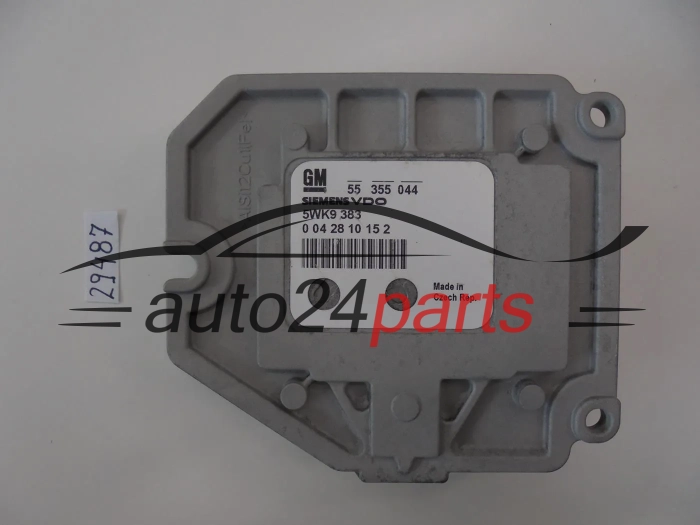 KOMPUTER STEROWNIK SILNIKA OPEL ZAFIRA SIEMENS VDO 5WK9 383, 5WK9383, GM 55 355 044, 55355044