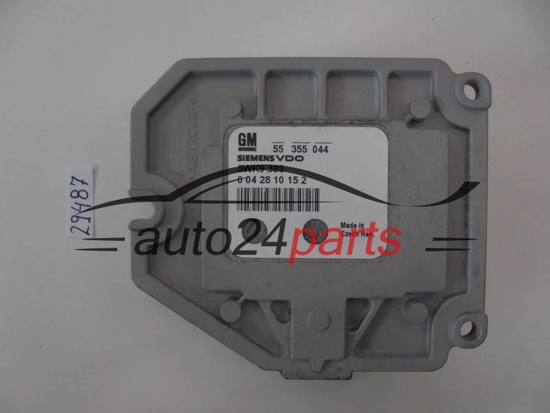 KOMPUTER STEROWNIK SILNIKA OPEL ZAFIRA SIEMENS VDO 5WK9 383, 5WK9383, GM 55 355 044, 55355044