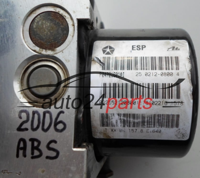BOMBA HIDRAULICA Y CENTRALITA ABS CHRYSLER VOYAGER P04721601AI, ATE  25021208004
