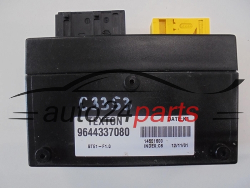 CENTRALKA MODUL STEROWNIK PEUGEOT 206 CABRIO TEXTON 9644337080