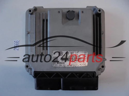 KOMPUTER STEROWNIK SILNIKA VOLKSWAGEN GOLF BOSCH 0 261 S04 951, 0261S04951, 5K0 907 115, 5K0907115, 1K0907115AA, 1039S43007, MED17.5