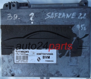 MOTORSTEUERGERÄT ECU STEUERGERÄT RENAULT SAFRANE 2.2 SIEMENS S101720111B, S101720111 B, 101720111, HOM7700745988, 7700745988, 7700864284