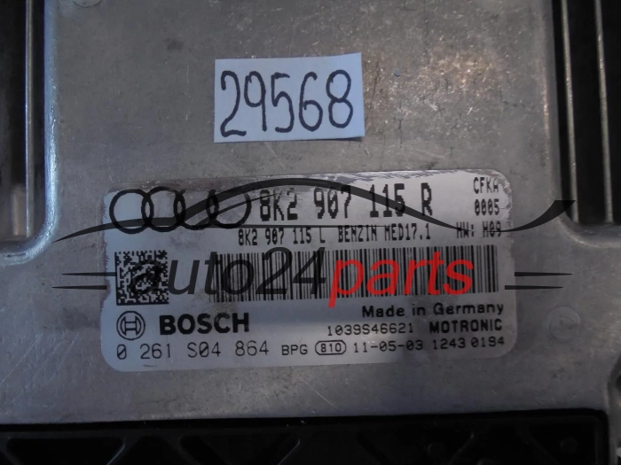 CENTRALITA DE MOTOR   AUDI 0261S04864 8K2907115R MED17.1