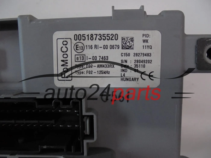 CENTRALKA MODUL FORD 00518735520