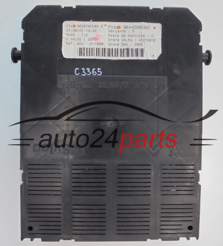 CENTRALKA MODUL KOMFORTU BSI PEUGEOT 9636760580E