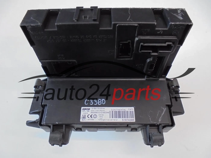 CENTRALKA MODUL BSI FIAT PANDA 169 CONTINENTAL S180131001A, 51874385