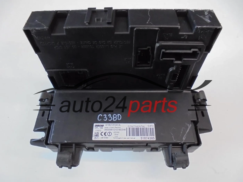 CENTRALKA MODUL BSI FIAT PANDA 169 CONTINENTAL S180131001A, 51874385