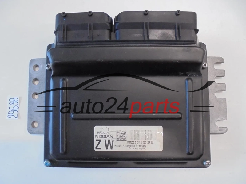 KOMPUTER STEROWNIK SILNIKA NISSAN ALMERA 1.5 MEC32-210 ZW, MEC32210ZW, D2 3X21, D23X21, MEC32210D23X21