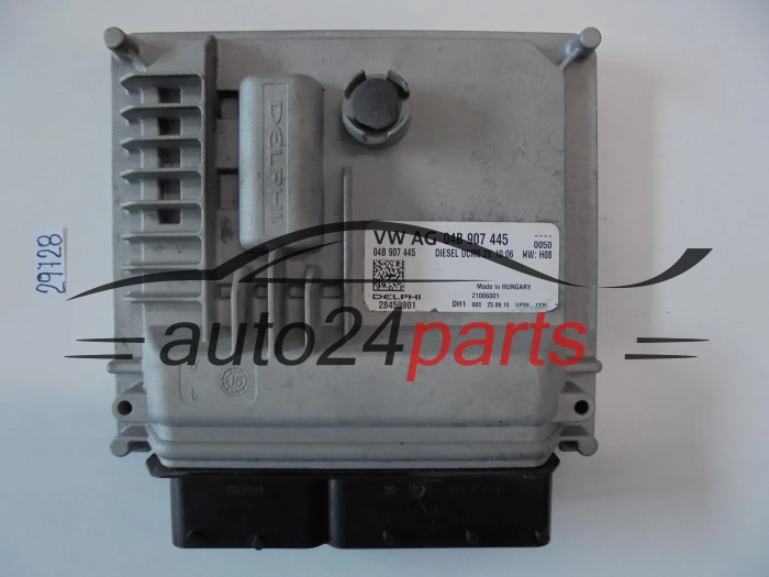 KOMPUTER STEROWNIK SILNIKA VW VOLKSWAGEN SKODA 1.4 TDI DELPHI 28459901, 04B 907 445, 04B907445, DCM6.2V
