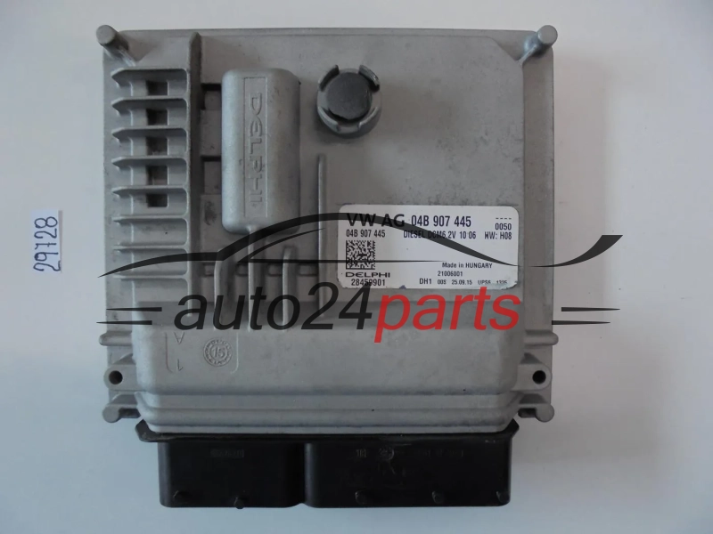 KOMPUTER STEROWNIK SILNIKA VW VOLKSWAGEN SKODA 1.4 TDI DELPHI 28459901, 04B 907 445, 04B907445, DCM6.2V