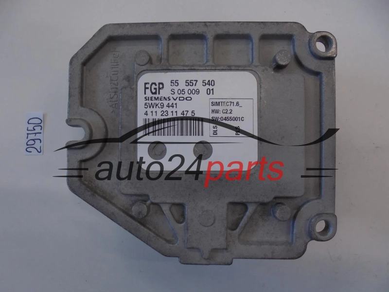 KOMPUTER STEROWNIK SILNIKA OPEL VECTRA SIGNUM 1.8 Z18XE SIEMENS 5WK9 441, 5WK9441, 55 557 540, 55557540