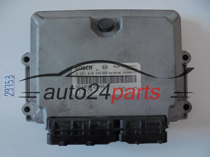 KOMPUTER STEROWNIK SILNIKA CITROEN JUMPER PEUGEOT BOXER 2.0 HDI BOSCH 0 281 010 346, 0281010346, 9648312780
