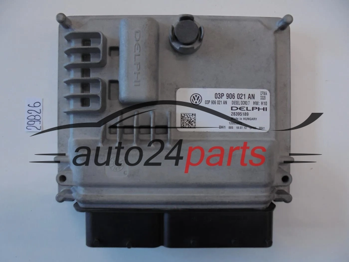 KOMPUTER STEROWNIK SILNIKA SKODA 03P906021AN 28395189