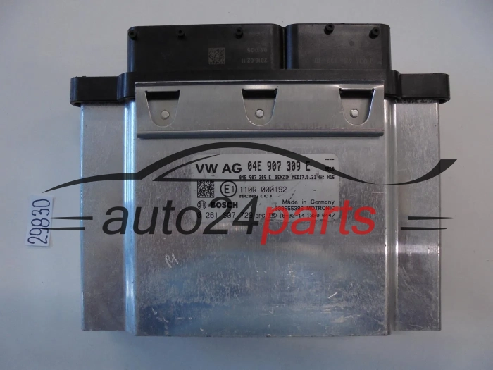KOMPUTER STEROWNIK SILNIKA VW VOLKSWAGEN GOLF 1.4 TSI BOSCH 0 261 S07 729, 0261S07729, 04E 907 309 E, 04E907309E, 04E907309G, MED17.5.21