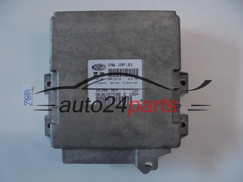 KOMPUTER STEROWNIK SILNIKA PEUGEOT IAW 1AP.81, IAW1AP81, 9636727180