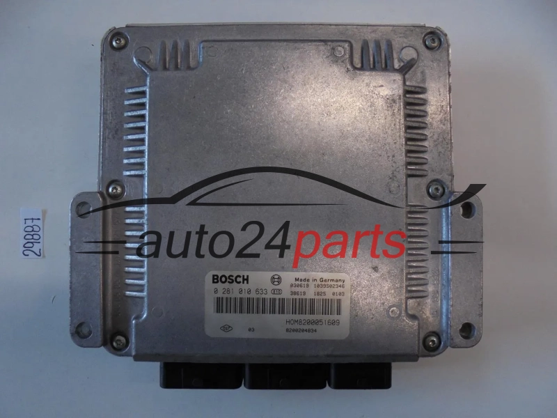 KOMPUTER STEROWNIK SILNIKA RENAULT TRAFIC 1.9 DCI BOSCH 0281010633 HOM8200051609 8200051609 8200119842
