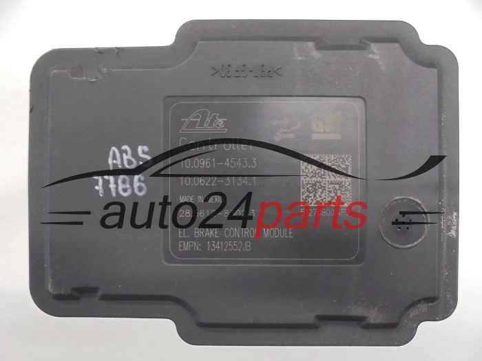 POMPA ABS I STEROWNIK OPEL 13412552 AJB 10.0961-4543.3 10096145433