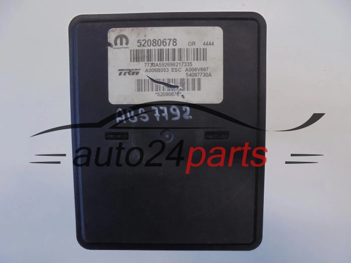 Bomba ABS y centralita FIAT 500 52080678