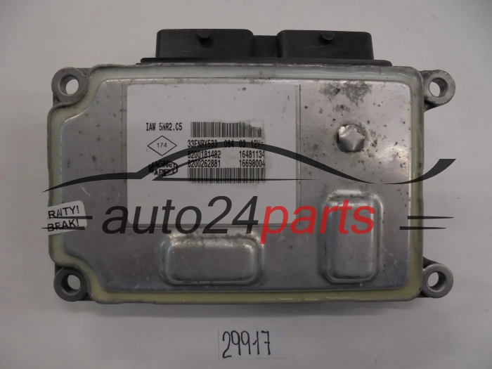 Calculateur Moteur  RENAULT CLIO 1.2 Magneti Marelli  IAW5NR2C5  8200181482  16481134  8200285314  16698014