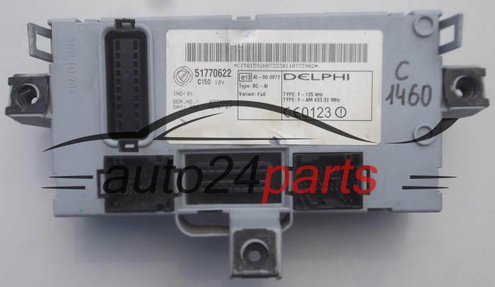 CENTRALITA DE CONFORT FIAT DOBLO 188 1.9 JTD DELPHI 51770622