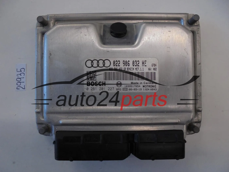 KOMPUTER STEROWNIK SILNIKA AUDI 0261201227 022906032HE ME7.1.1