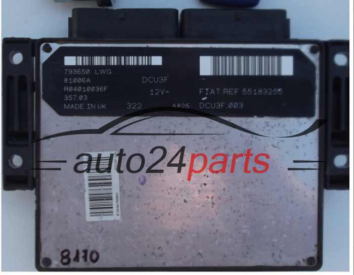 FIAT DOBLO 1.9, R04010036F, REF 55183255, 81006A