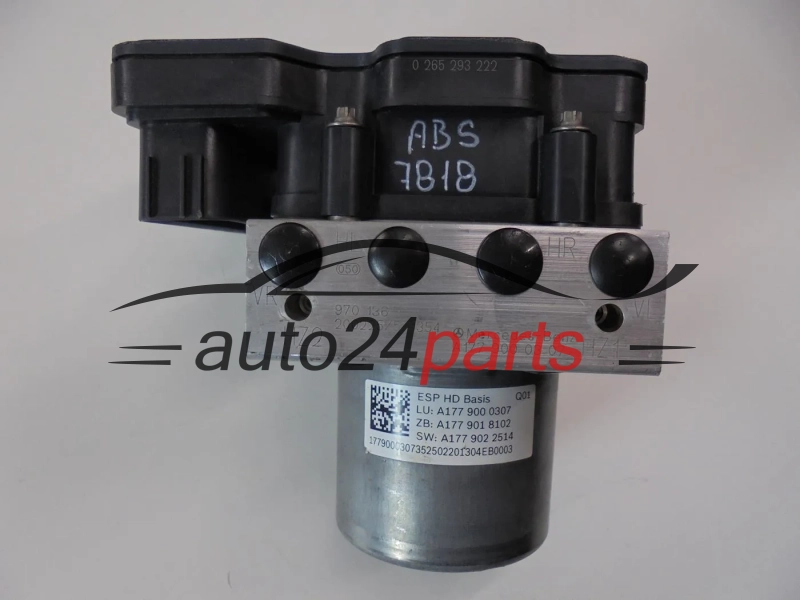 POMPA ABS I STEROWNIK MERCEDES BENZ 0265293222 A1779000307 0265956612