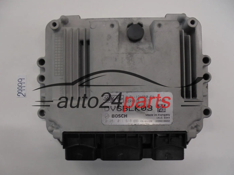 KOMPUTER STEROWNIK SILNIKA FORD FOCUS 1.6 TDCI 3U71-12A650-SA 3U7112A650SA 3AZA BOSCH 0281011618, 0 281 011 618