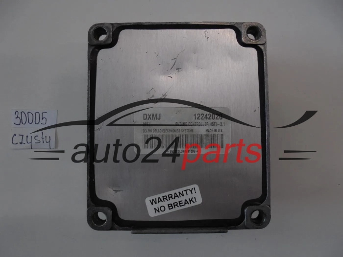 KOMPUTER STEROWNIK SILNIKA OPEL ASTRA ZAFIRA DELPHI DELCO 12242020 DXMJ, 12242020DXMJ, HSFI-2.1