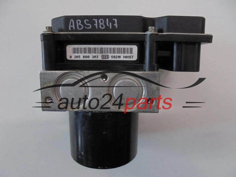 ABS POMPA I STEROWNIK AUDI SEAT SKODA VOLKSWAGEN BOSCH 0 265 231 426, 0265231426, 6Q0 614 117 Q, 6Q0614117Q, 0 265 800 363, 0265800363, 6Q0 907 379 AA, 6Q0907379AA
