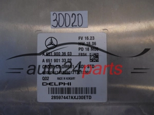 KOMPUTER STEROWNIK SILNIKA MERCEDES BENZ A6519003603 A6519013302