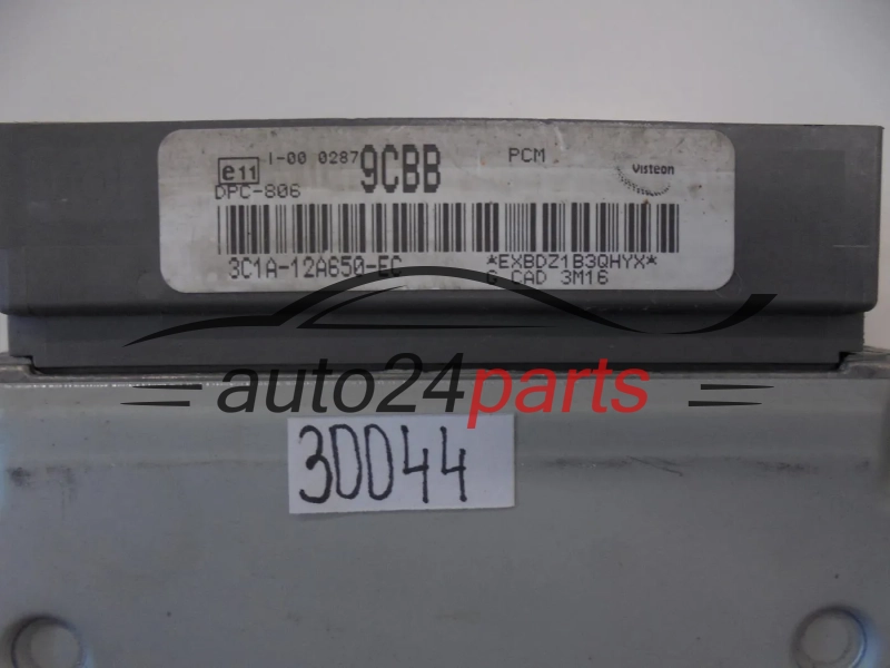 KOMPUTER STEROWNIK SILNIKA FORD TRANSIT 2.4 TDDI VISTEON 3C1A-12A650-EC, 3C1A12A650EC, 9CBB