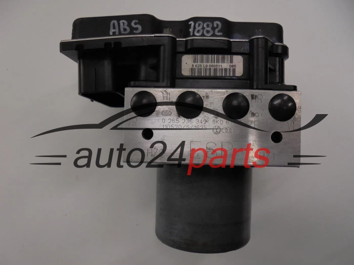 Bomba ABS y centralita AUDI BOSCH 0 265 236 342, 0265236342, 8K0614517EH, 8K0907379BH, 0265951537