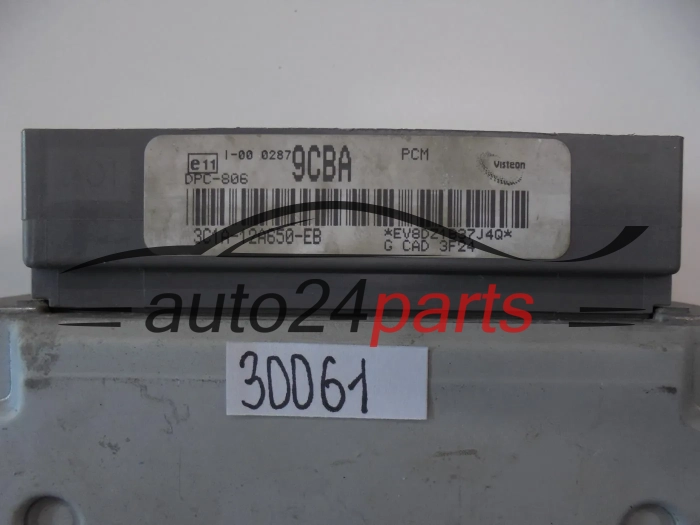 KOMPUTER STEROWNIK SILNIKA FORD TRANSIT 2.0 TDDI 3C1A-12A650-EB, 3C1A12A650EB, 9CBA