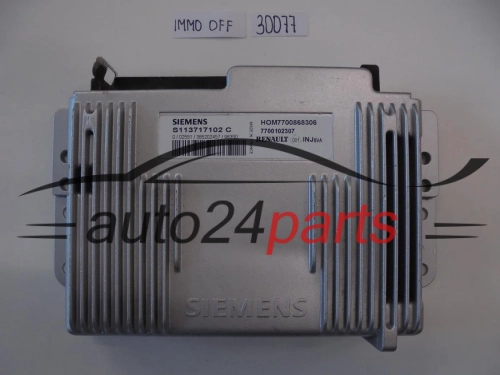 Calculateur Moteur RENAULT S113717102C HOM 7700868306