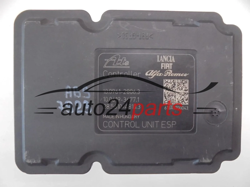 Bomba ABS y centralita ALFA ROMEO FIAT LANCIA 51896323, 10.0212-0593.4, 10021205934, 10.0961-2806.3, 10096128063