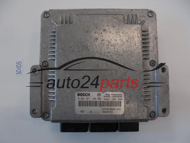 KOMPUTER STEROWNIK SILNIKA OPEL RENAULT 0281011106 8200091428
