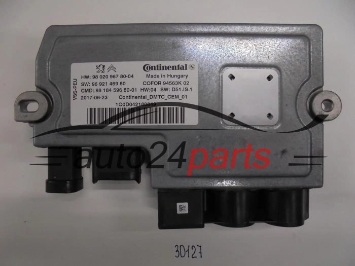 KOMPUTER STEROWNIK START STOP CITROEN PEUGEOT 9692146980, 9802096780-04, 9818459680-01