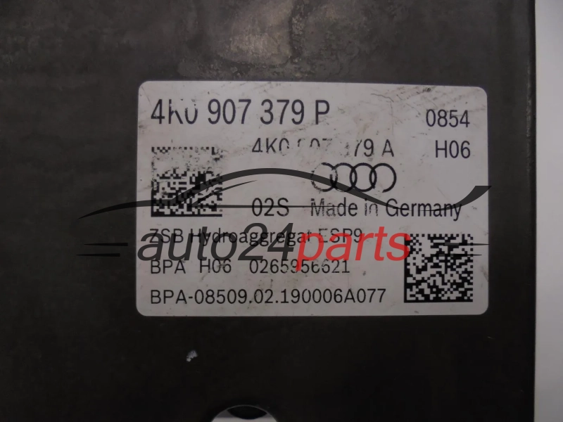 POMPA ABS I STEROWNIK AUDI 0265291331 4K0614517R 4K0907379P 0265956621