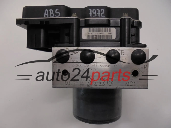ABS POMPA I STEROWNIK OPEL MERIVA 1.7 CDTI BOSCH 0 265 238 000, 0265238000, 13354301, 0 265 950 820, 0265950820, AB6
