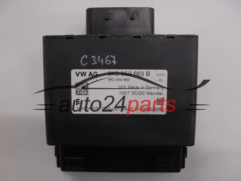 STABILIZATOR NAPIECIA KONWERTER NAPIECIA VOLKSWAGEN AUDI 8K0 959 663 B, 8K0959663B