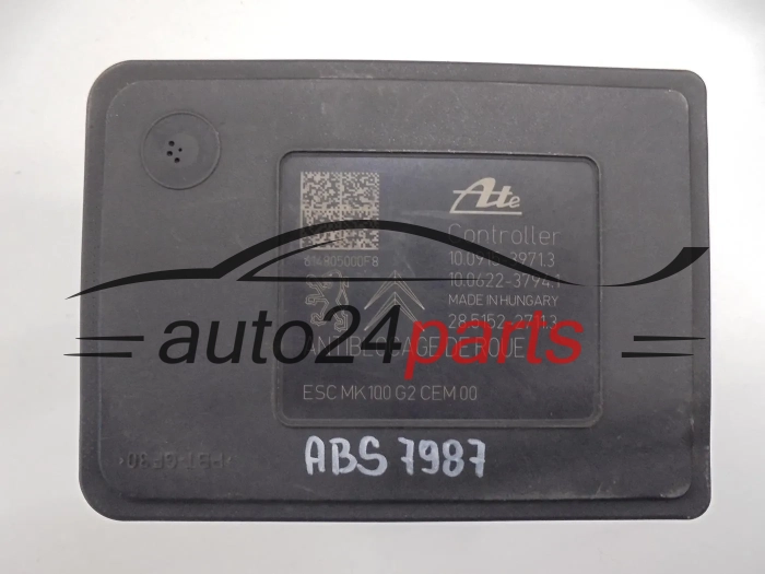 POMPE ABS ET CALCULATEUR CITROEN PEUGEOT 9810293280 10.0915-3971.3 10091539713