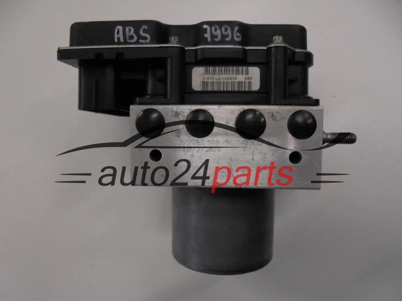 ABS POMPA I STEROWNIK CITROEN PEUGEOT BOSCH 0 265 252 509, 0265252509, 9674663580, 0265952146