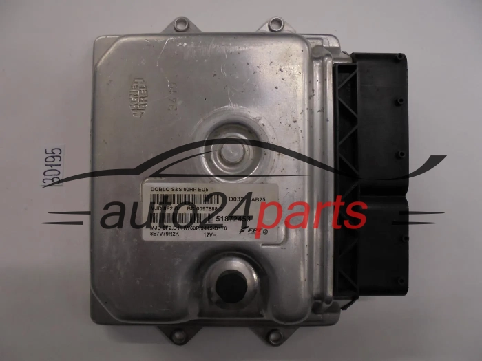KOMPUTER STEROWNIK SILNIKA FIAT DOBLO 51872453, MJD 8F2.D1, MJD8F2D1, BC0097888.C, MJD8F2D1HW00P9445-D176, 8E7-LZL7K
